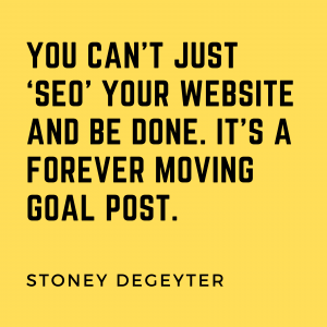 Quote about SEO
